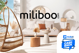 Cashback Hubix.it per Miliboo: arredamento moderno e risparmio su ogni ordine
